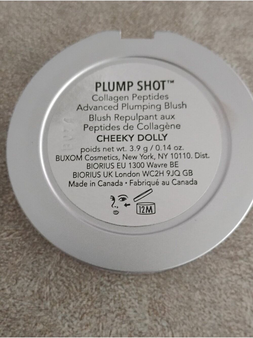 Buxom Plumping Cream Blush —Cheeky Dolly A Mauve Pink - Picture 2 of 3